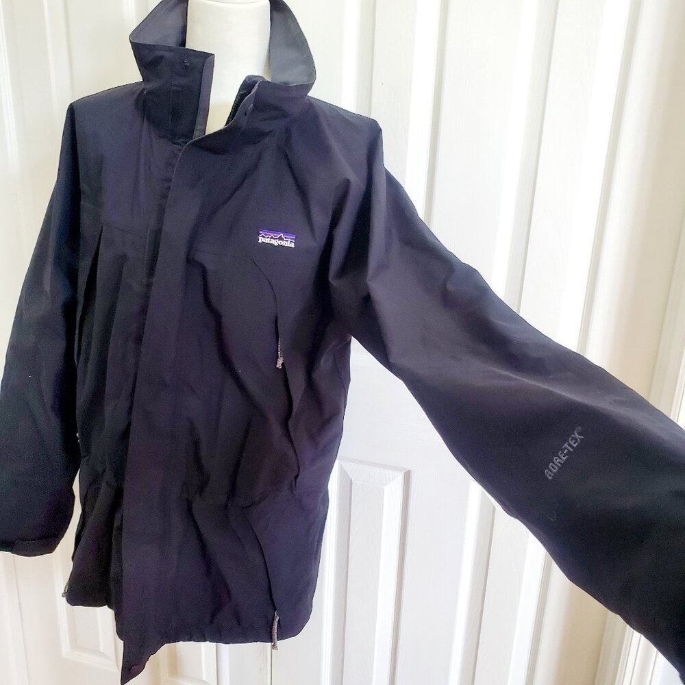 Patagonia Women’s Gore-Tex Jacket Navy M F02 2002 Y2K Waterproof Outdoor - Picture 2 of 16